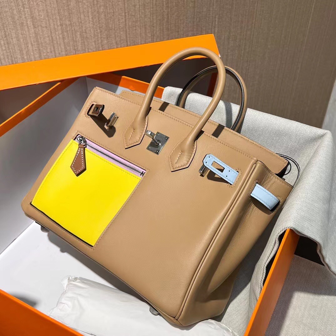 Hermes Birkin 30CM Swift Leather Handbag Brown 